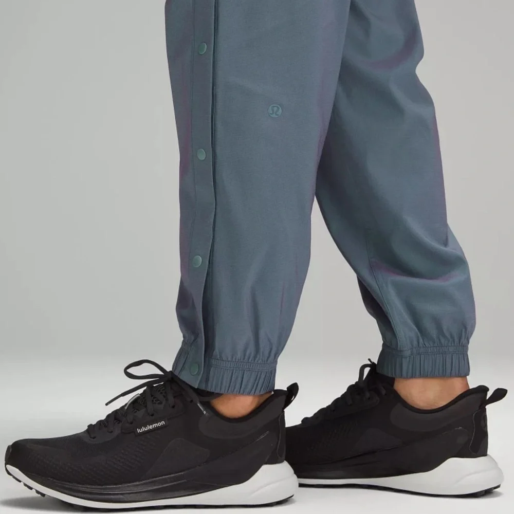 Lululemon Iridescent Tearaway Mid Rise Track Pant Tidewater Teal Purple 12 NWT